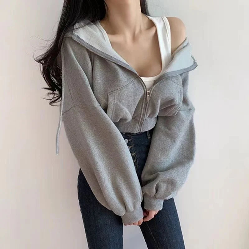 Casual Oversized Hooded Sweatshirt