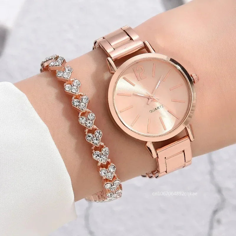 Chic Alloy Watch Bracelet